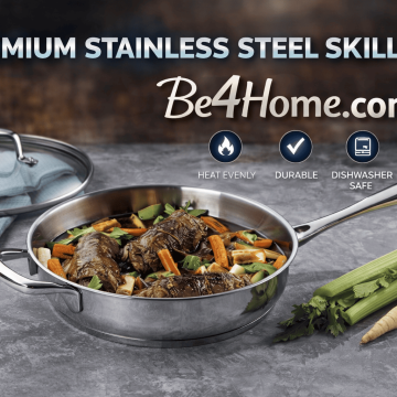 качествени тиган от неръждаема стомана | be4home.com