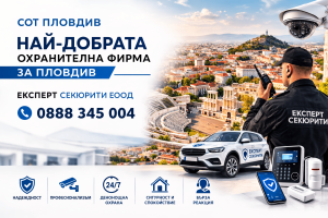 Най-добрата охранителна фирма за Пловдив, СОТ Пловдив | expertsecurity.bg